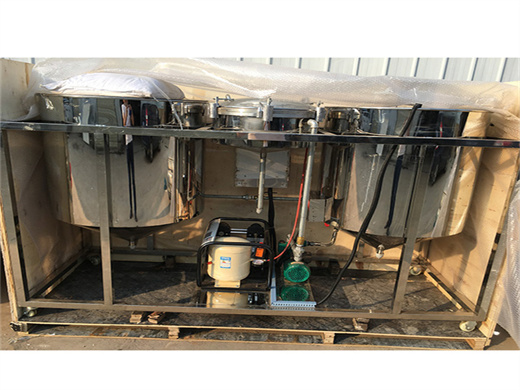 Machine de raffinage de pétrole à petite échelle d'arachide de vente chaude au Mali