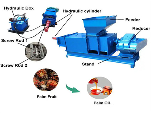 fabricant de machines de prétraitement des graines d'huile de palme en haïti