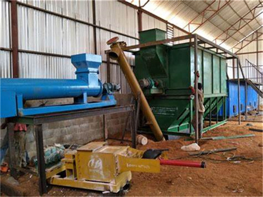 Usine industrielle de production d'huile de palmiste au Congo